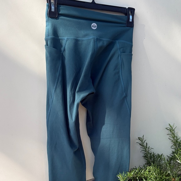 Senita Athletics Teal High-Waisted Leggings - Picture 4 of 4